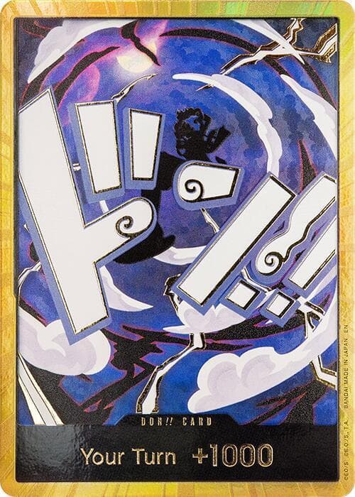 DON!! Card [Luffy Gear 5 Gold]  — One Piece Premium Booster 2