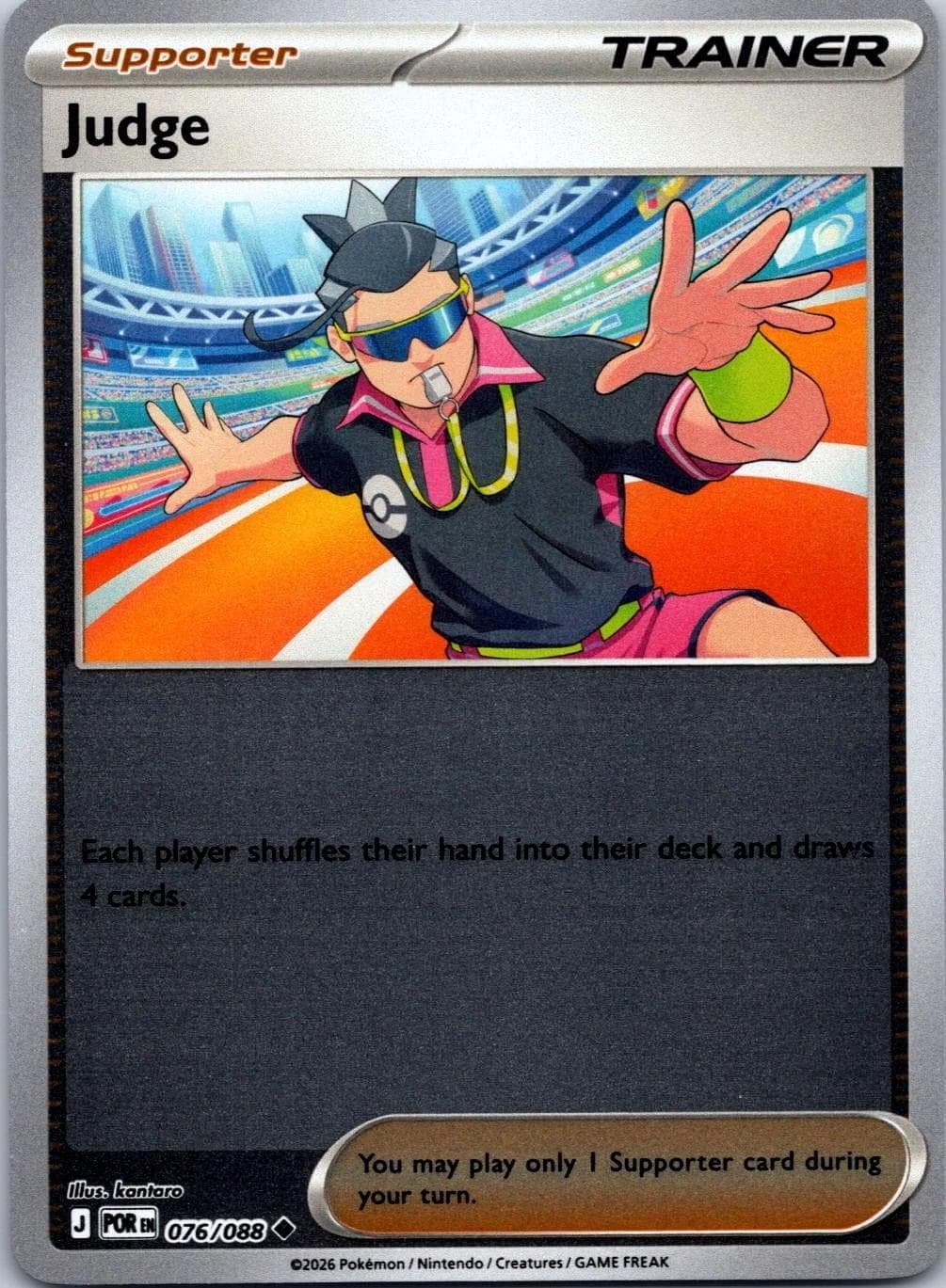 Judge [Reverse Holo] #76 — Pokemon Perfect Order