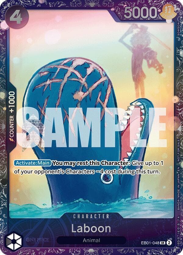 Laboon [Treasure Cup] EB01-048 — One Piece Extra Booster Memorial Collection