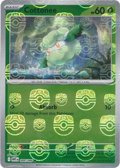 Cottonee [Master Ball] #4 — Pokemon White Flare