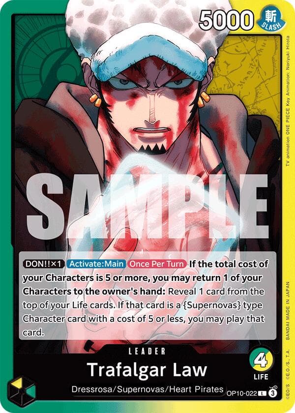 Trafalgar Law OP10-022 — One Piece Royal Blood