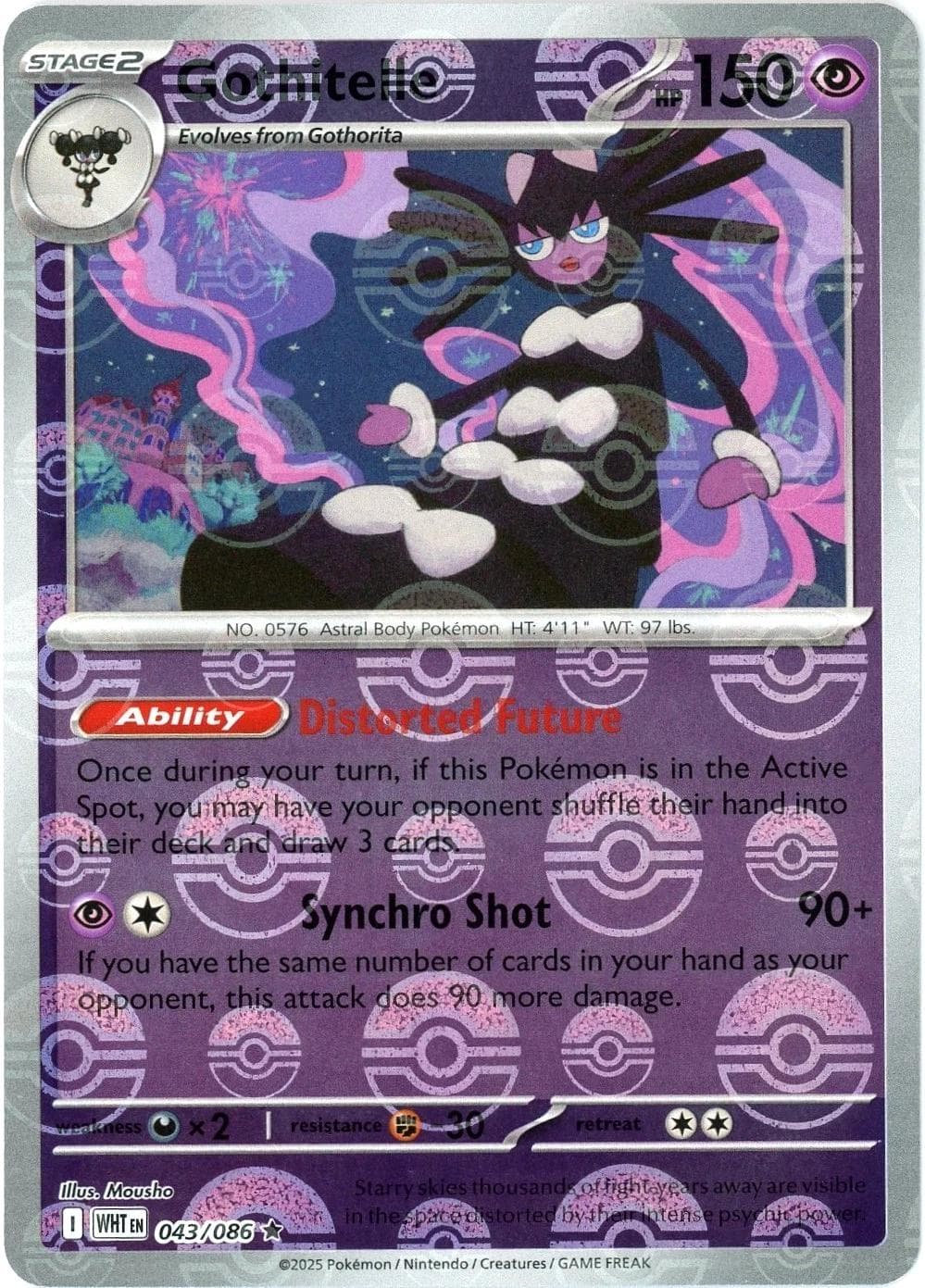 Gothitelle [Poke Ball] #43 — Pokemon White Flare