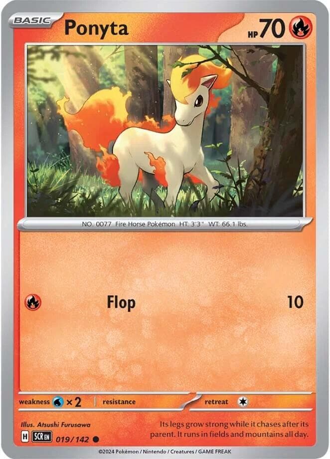 Ponyta #19 — Pokemon Stellar Crown