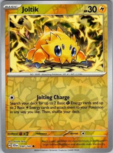Joltik [Reverse Holo] #50 — Pokemon Stellar Crown
