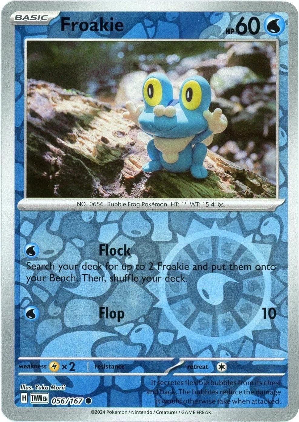 Froakie [Reverse Holo] #56 — Pokemon Twilight Masquerade