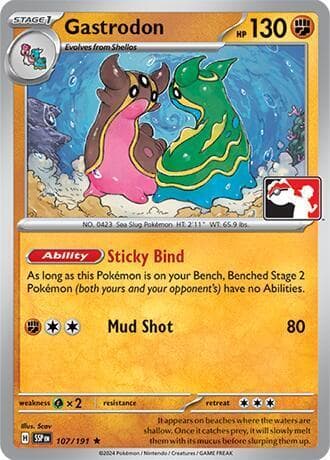 Gastrodon [Prize Pack] #107 — Pokemon Surging Sparks