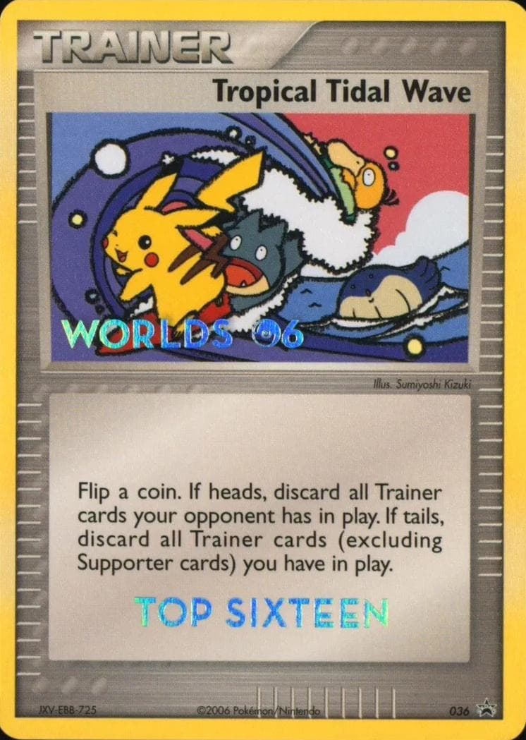 Tropical Tidal Wave [Top Sixteen] #36 — Pokemon Promo