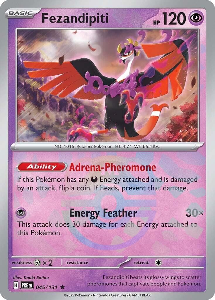 Fezandipiti [Master Ball] #45 — Pokemon Prismatic Evolutions
