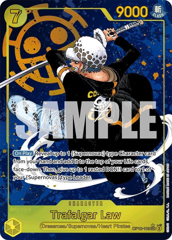 Trafalgar Law [Alternate Art] OP10-119 — One Piece Royal Blood