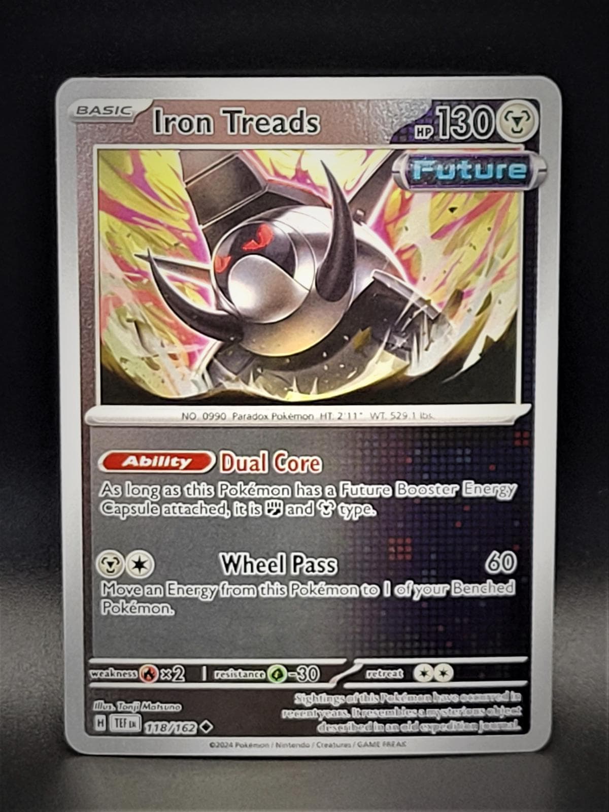 Iron Treads [Reverse Holo] #118 — Pokemon Temporal Forces