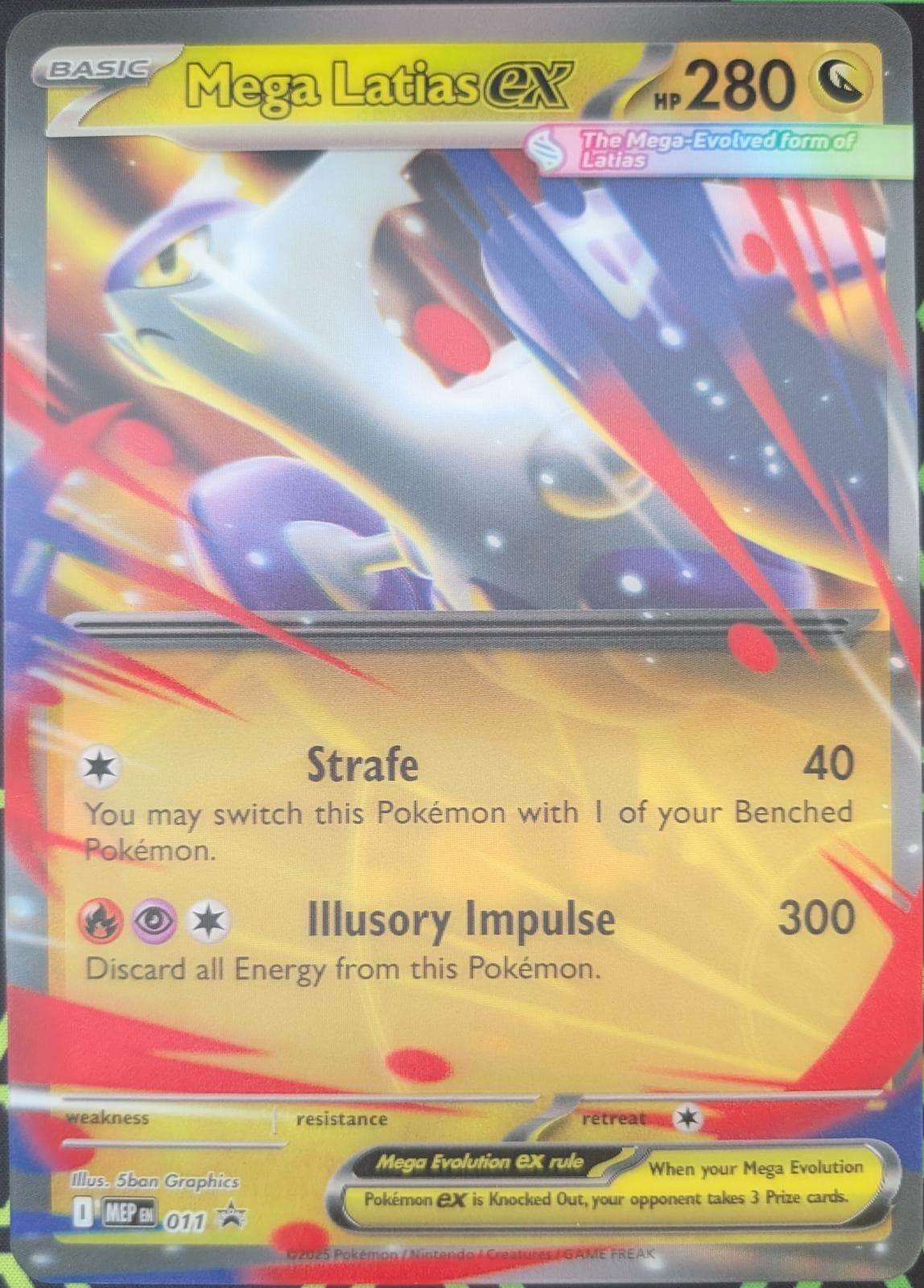 Mega Latias Ex [Jumbo] #11 — Pokemon Promo