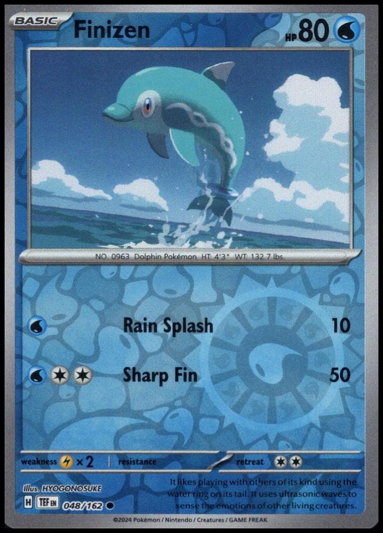 Finizen [Reverse Holo] #48 — Pokemon Temporal Forces