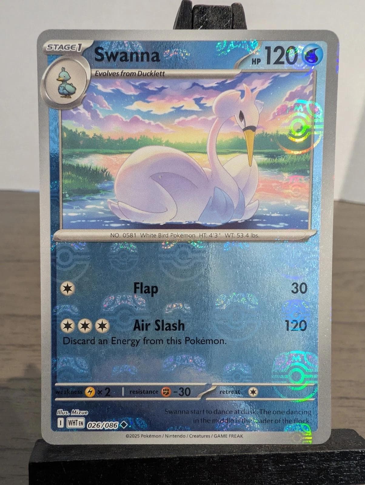 Swanna [Master Ball] #26 — Pokemon White Flare
