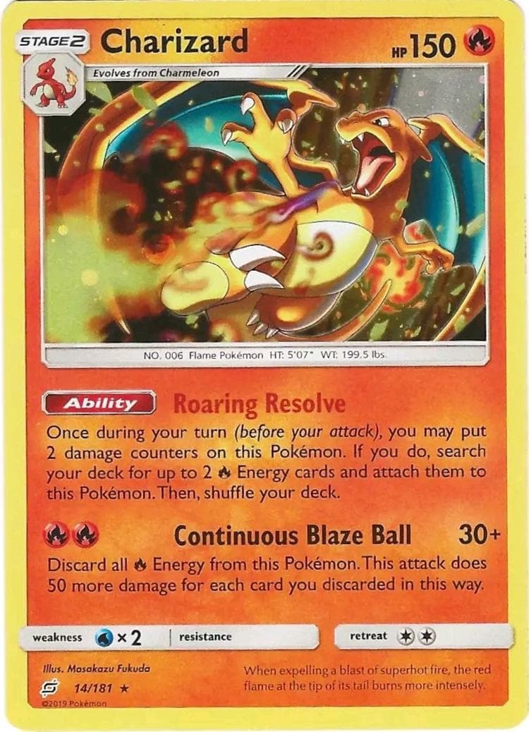 Charizard [Cosmos Holo] #14 — Pokemon Team Up