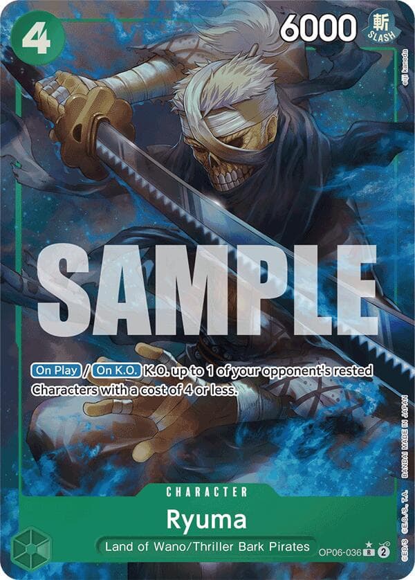 Ryuma [Full Art PRB01] OP06-036 — One Piece Wings of the Captain