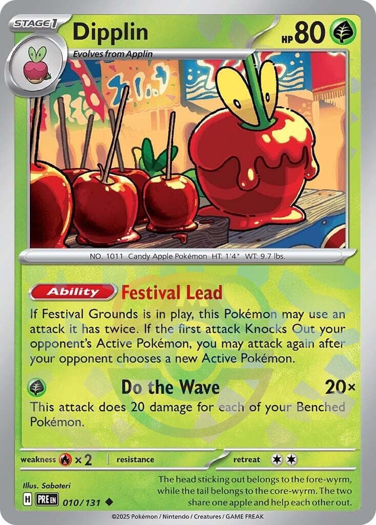 Dipplin [Master Ball] #10 — Pokemon Prismatic Evolutions