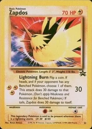 Zapdos [Kimura Corrected] #23 — Pokemon Promo