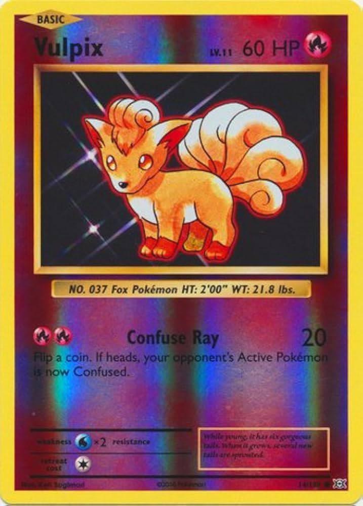 Vulpix [Reverse Holo] #14 — Pokemon Evolutions