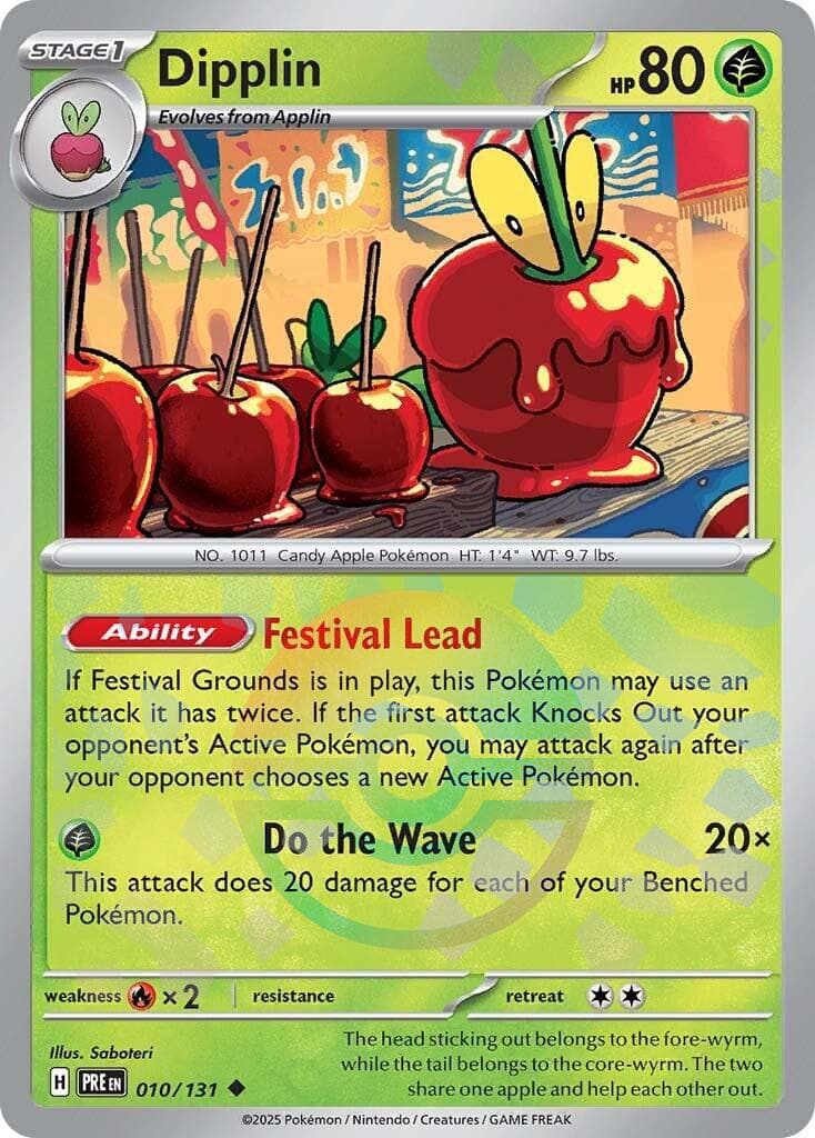 Dipplin [Poke Ball] #10 — Pokemon Prismatic Evolutions