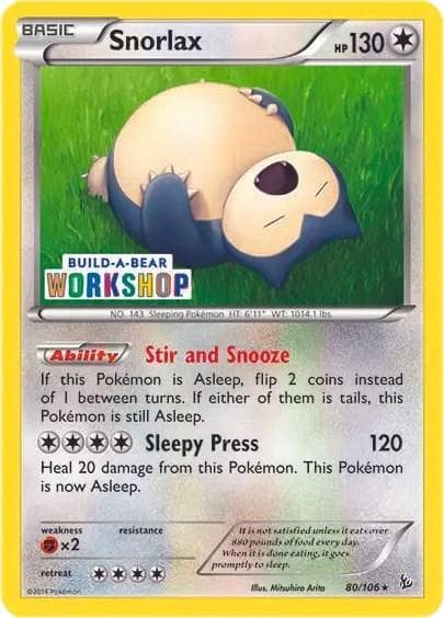 Snorlax [Build-a-Bear] #80 — Pokemon Flashfire