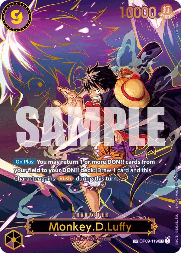 Monkey.D.Luffy [SP] OP09-119 — One Piece Carrying on His Will