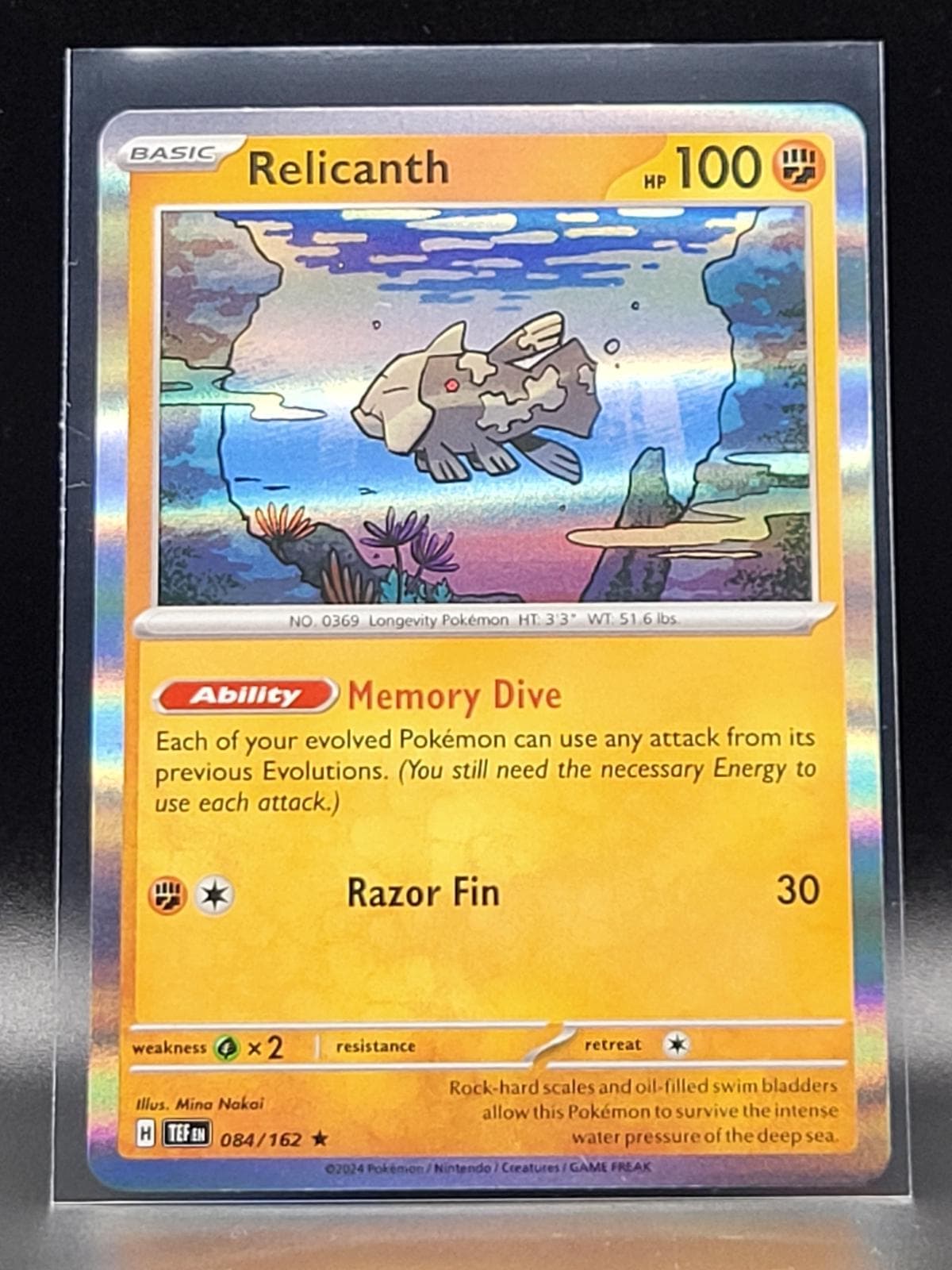 Relicanth [Holo] #84 — Pokemon Temporal Forces