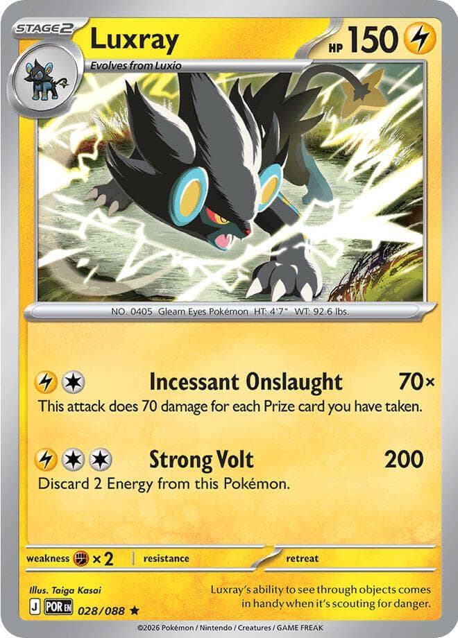 Luxray #28 — Pokemon Perfect Order