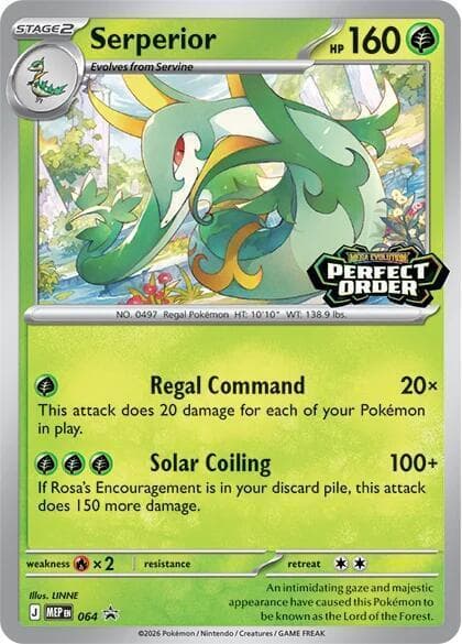 Serperior [Stamped] #64 — Pokemon Perfect Order