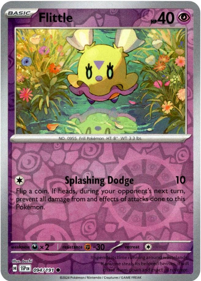 Flittle [Reverse Holo] #94 — Pokemon Surging Sparks