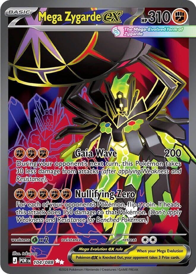 Mega Zygarde ex #104 — Pokemon Perfect Order