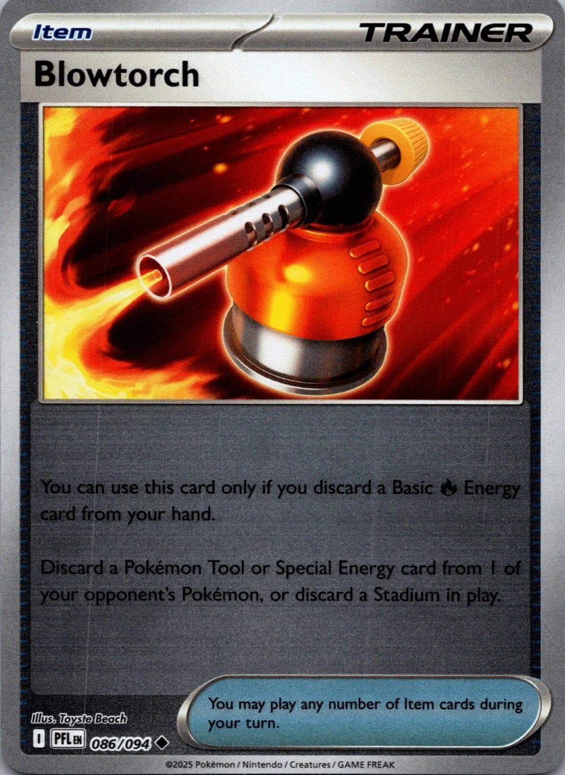 Blowtorch [Reverse Holo] #86 — Pokemon Phantasmal Flames