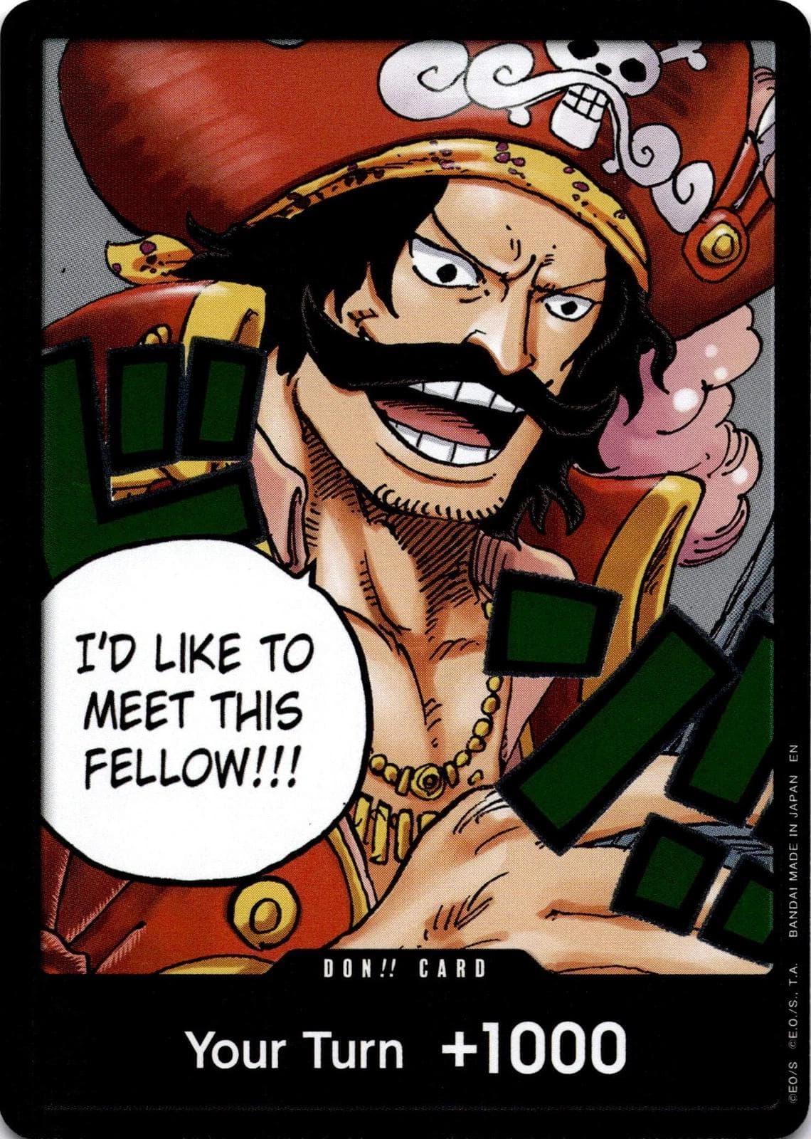 DON!! Card [Alternate Art]  — One Piece Carrying on His Will