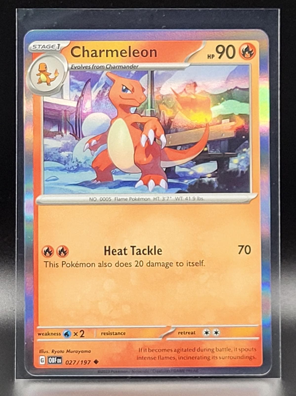 Charmeleon [Holo] #27 — Pokemon Obsidian Flames