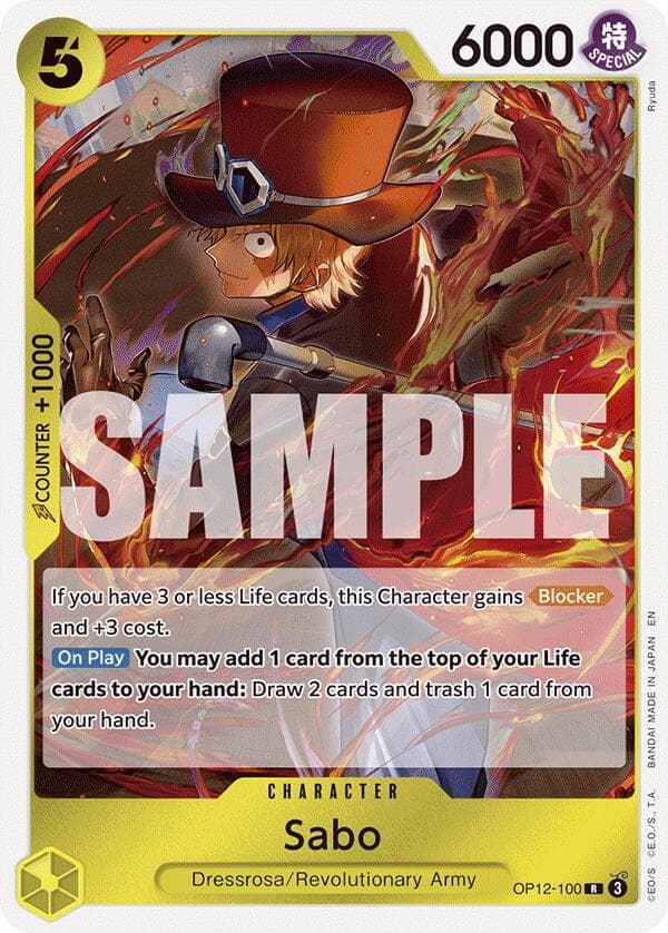 Sabo OP12-100 — One Piece Legacy of the Master