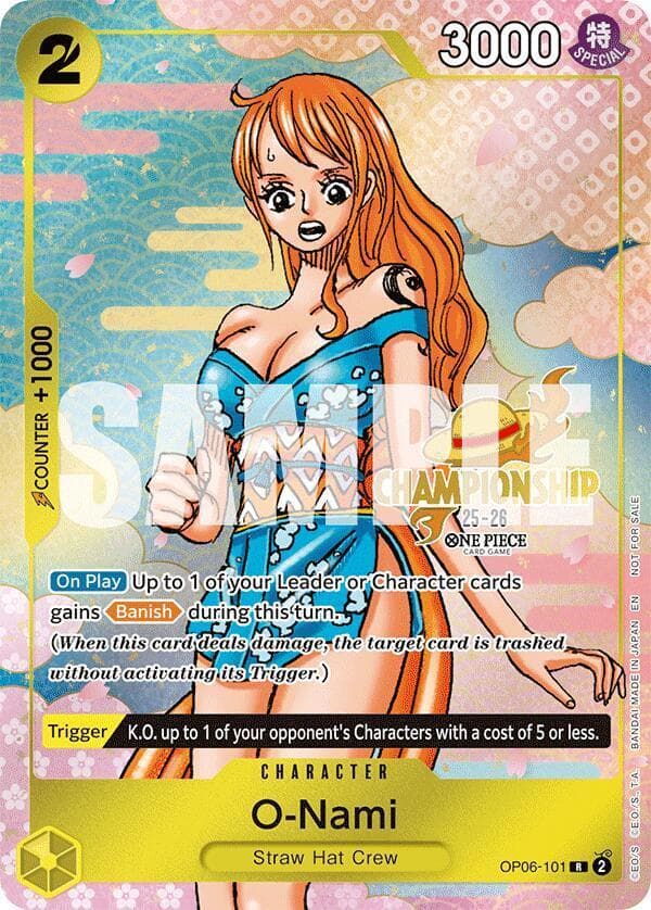 O-Nami [Championship 25-26] OP06-101 — One Piece Wings of the Captain