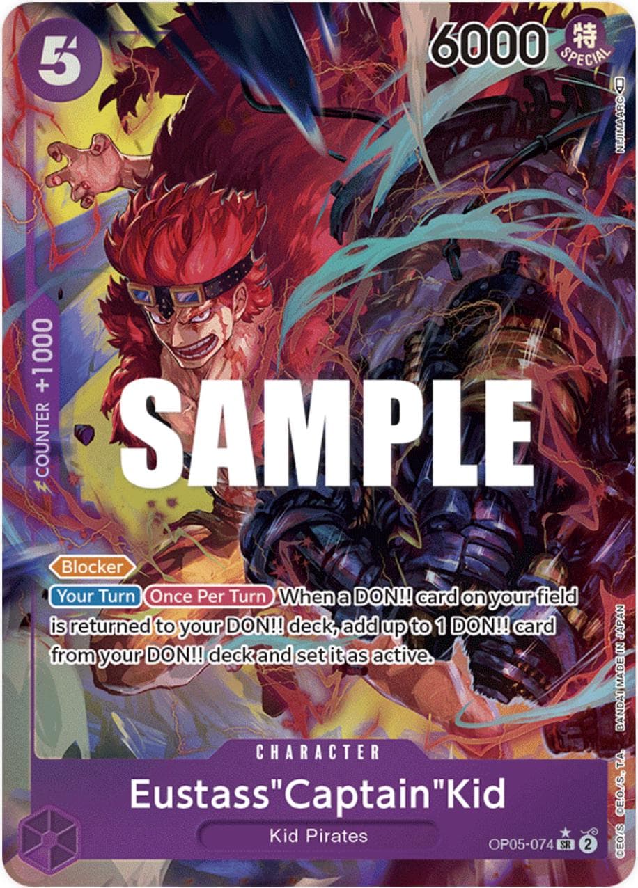 Eustass Captain Kid [Alternate Art] OP05-074 — One Piece Awakening of the New Era