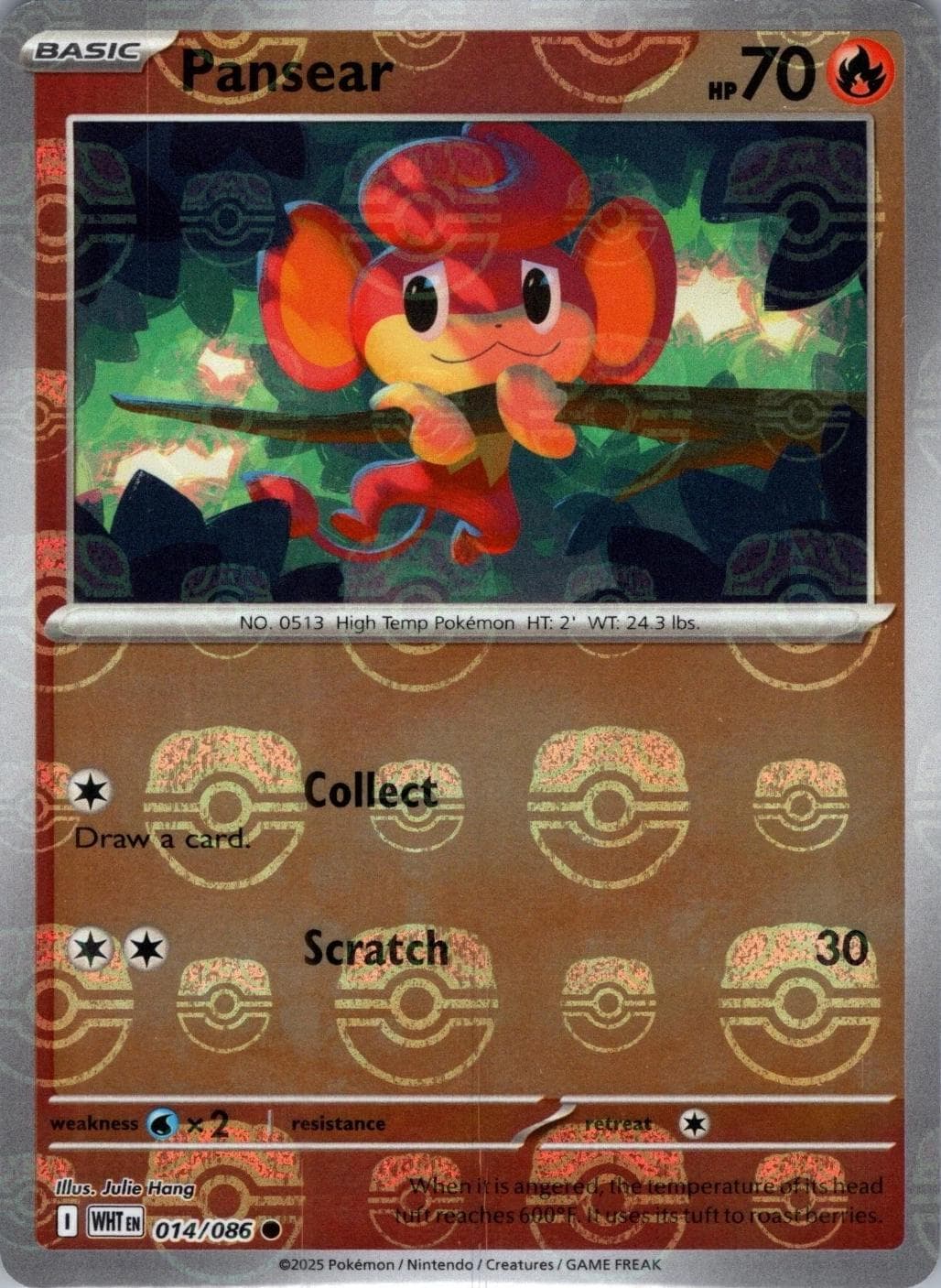 Pansear [Master Ball] #14 — Pokemon White Flare