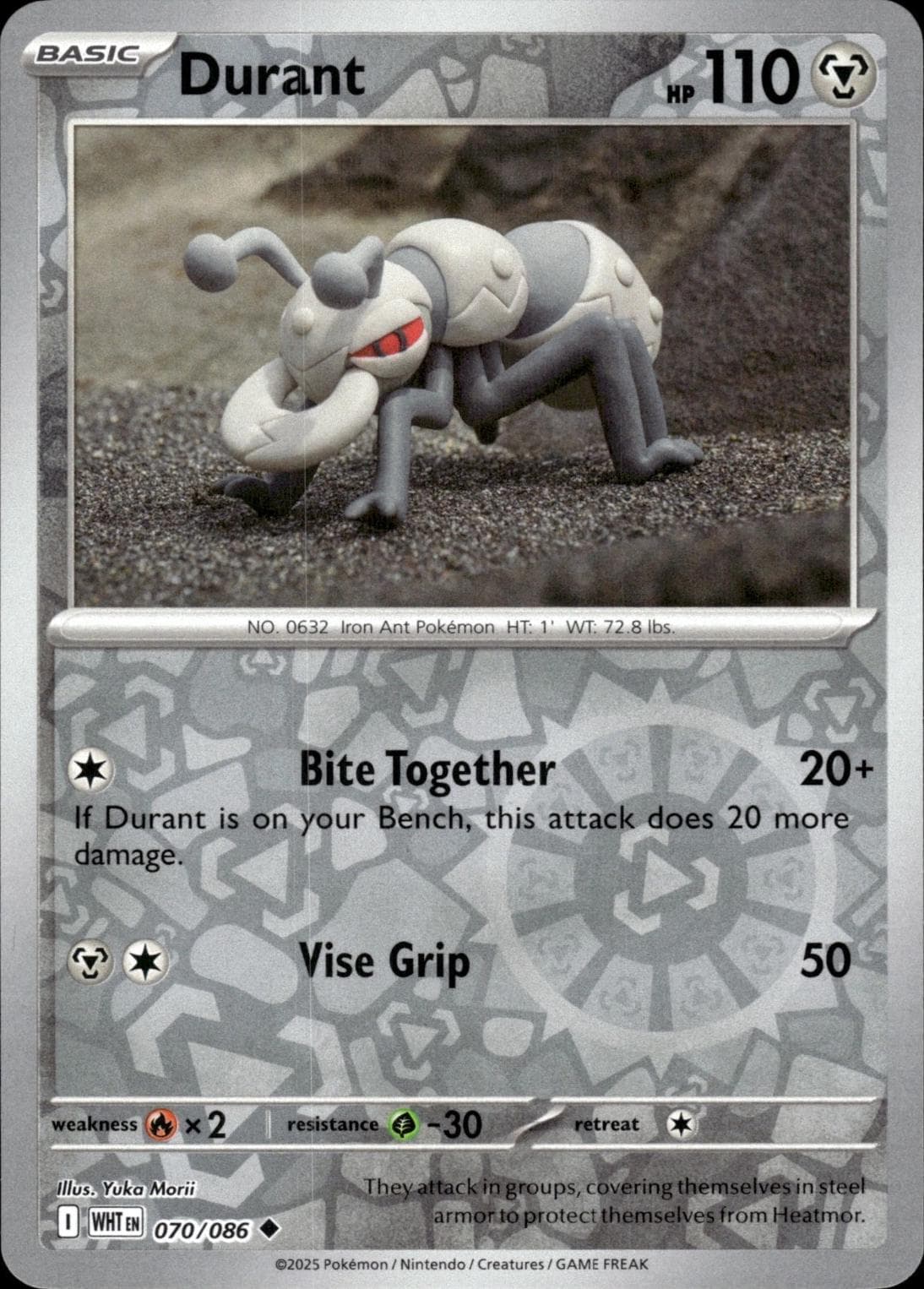 Durant [Reverse] #70 — Pokemon White Flare