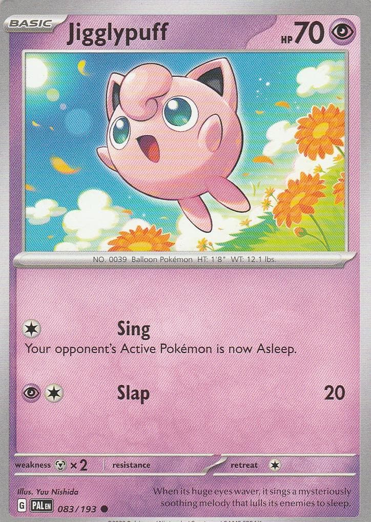 Jigglypuff #83 — Pokemon Paldea Evolved