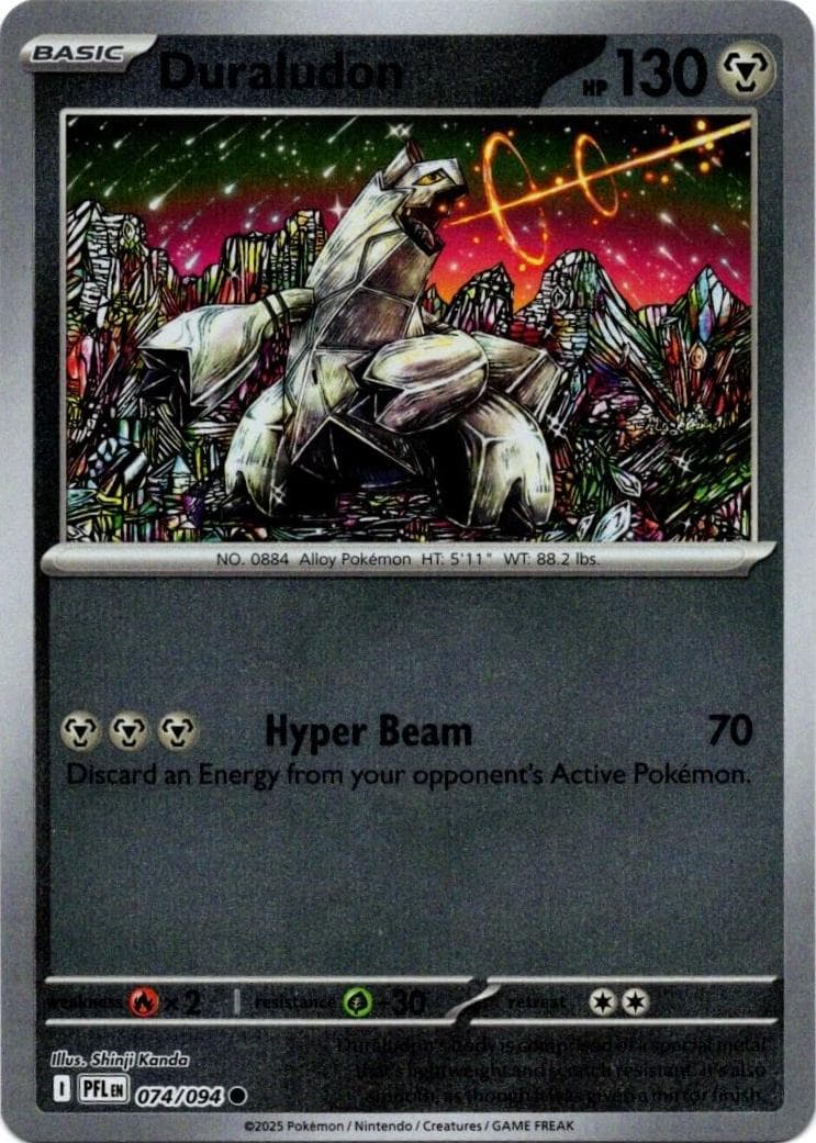 Duraludon [Reverse Holo] #74 — Pokemon Phantasmal Flames