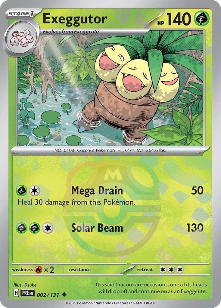 Exeggutor [Master Ball] #2 — Pokemon Prismatic Evolutions