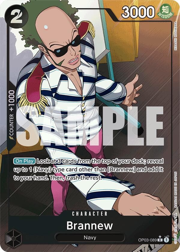 Brannew [Full Art PRB01] OP03-089 — One Piece Pillars of Strength