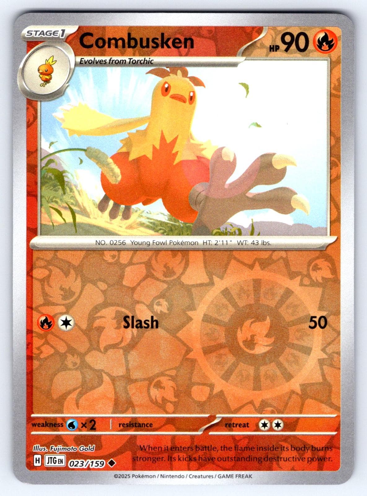 Combusken [Reverse Holo] #23 — Pokemon Journey Together