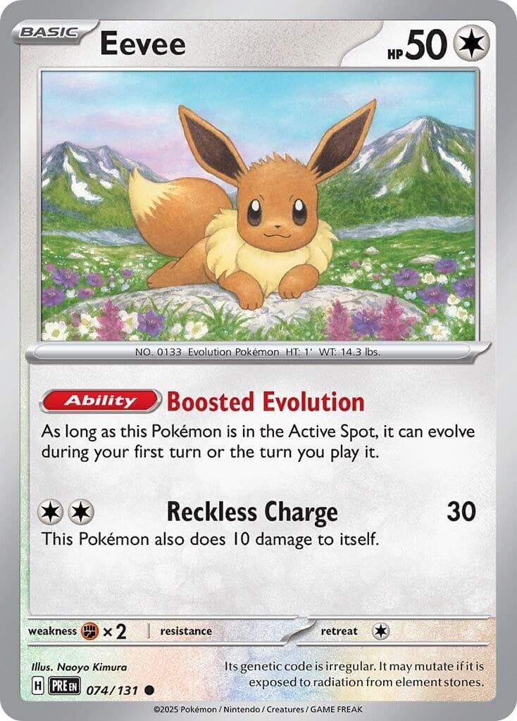 Eevee #74 — Pokemon Prismatic Evolutions