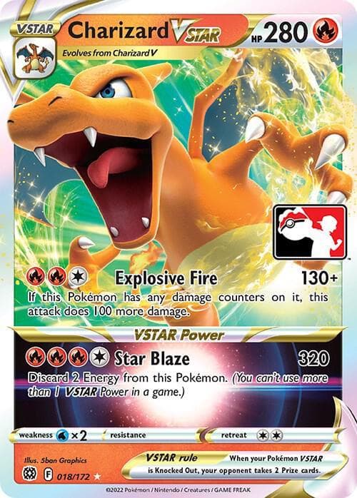 Charizard VSTAR [Prize Pack] #18 — Pokemon Brilliant Stars