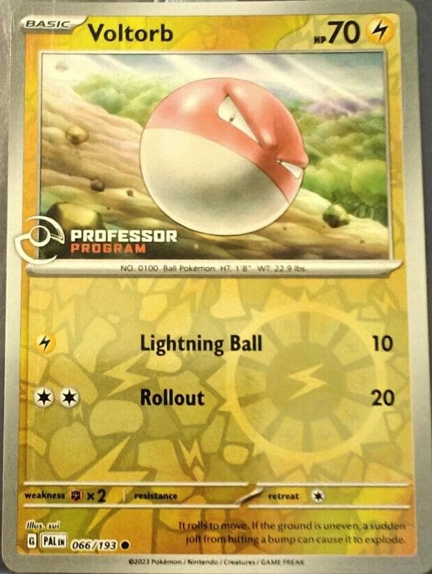 Voltorb [Professor Program] #66 — Pokemon Paldea Evolved