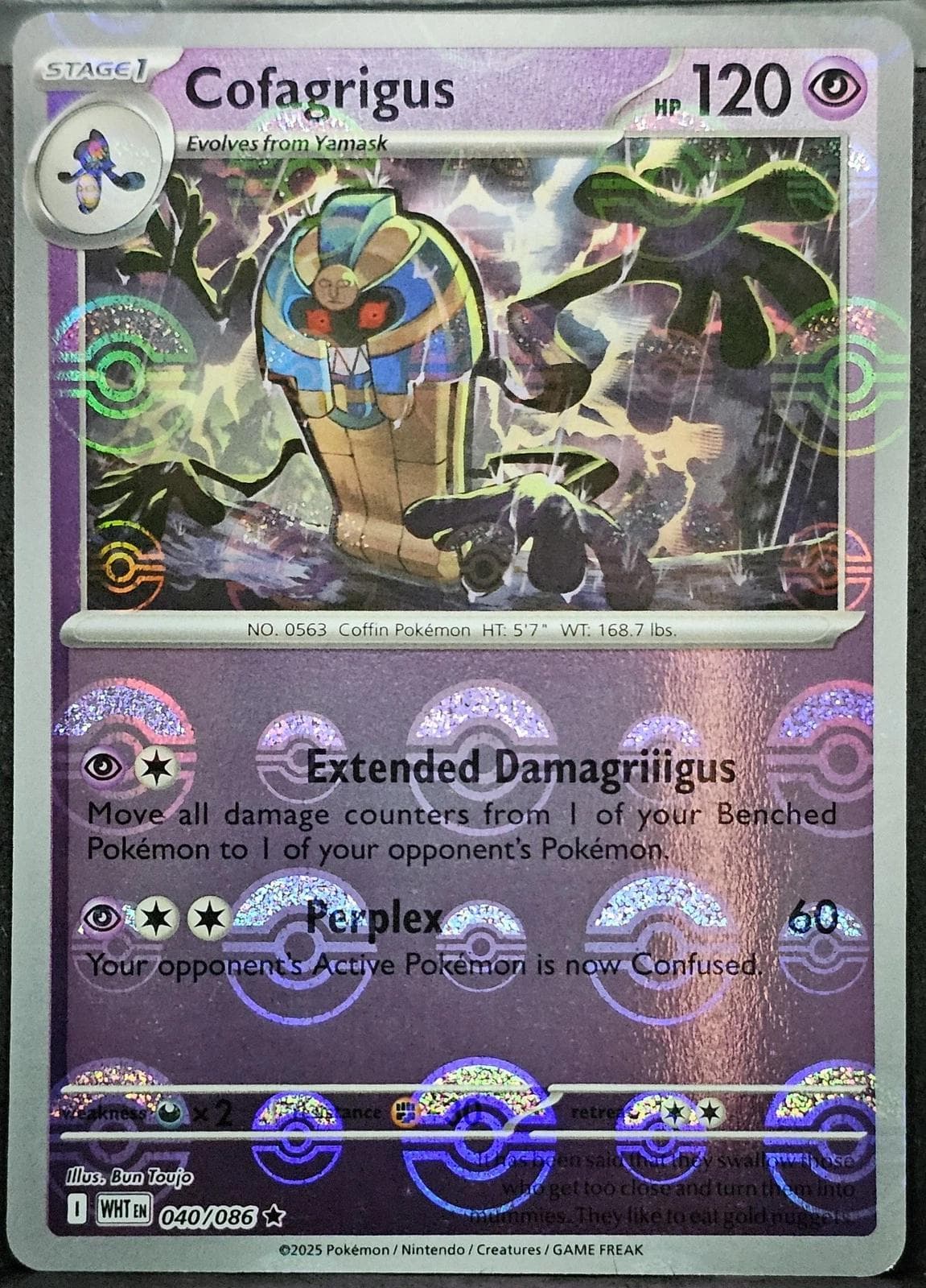 Cofagrigus [Poke Ball] #40 — Pokemon White Flare