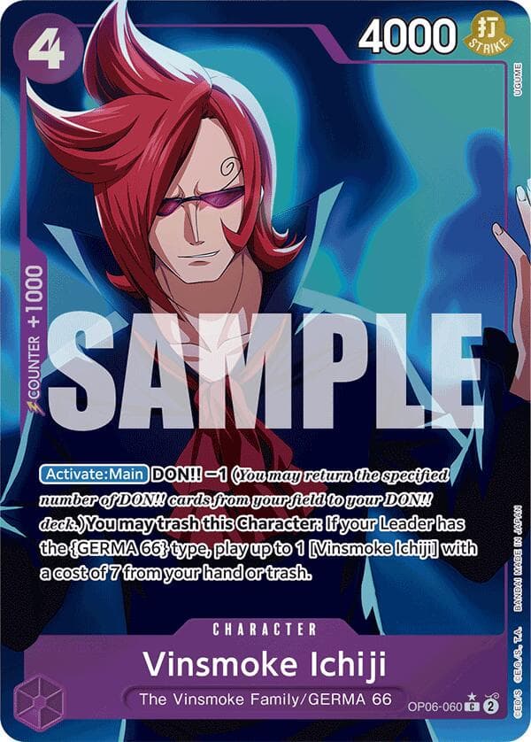 Vinsmoke Ichiji [Full Art PRB01] OP06-060 — One Piece Wings of the Captain