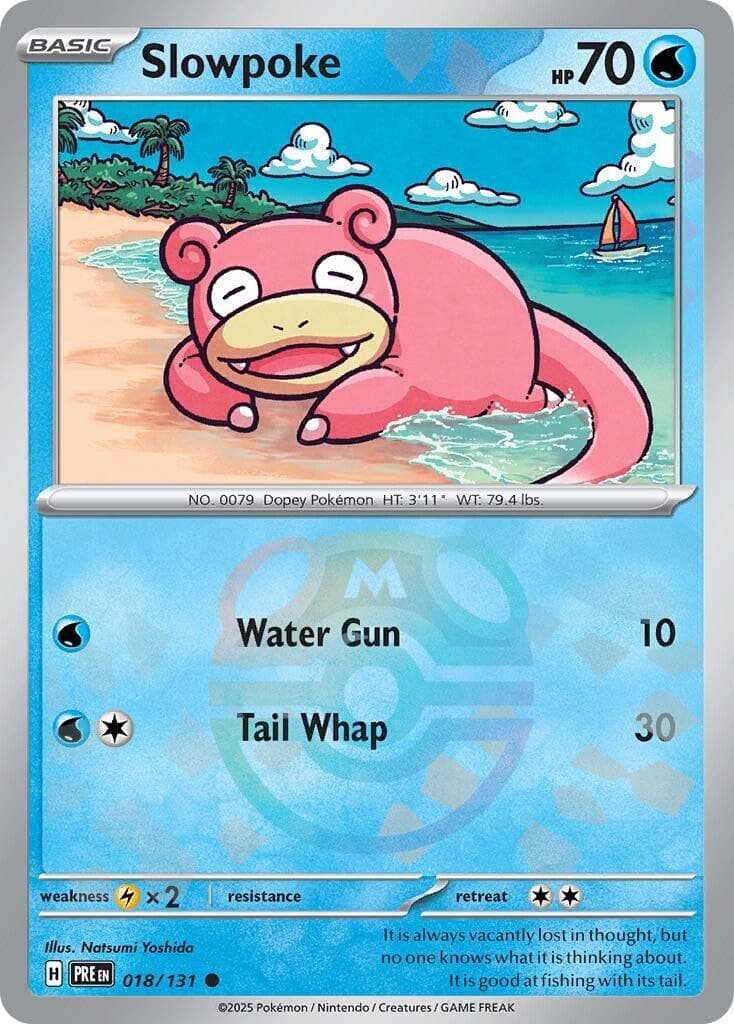 Slowpoke [Master Ball] #18 — Pokemon Prismatic Evolutions