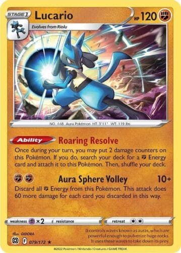 Lucario [Holo] #79 — Pokemon Brilliant Stars